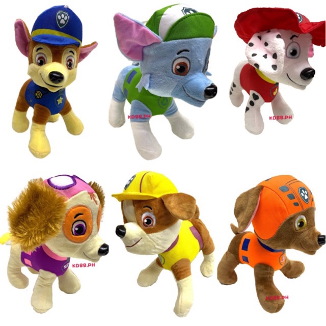 paw patrol stuffed toys