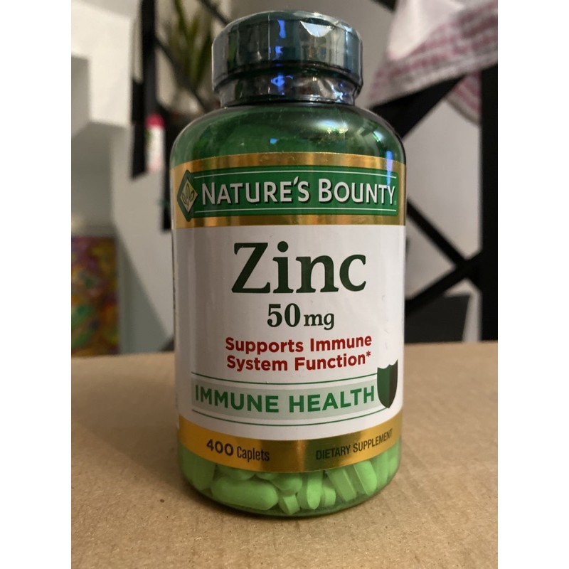 Nature’s Bounty Zinc Tablet 50 mg Shopee Philippines