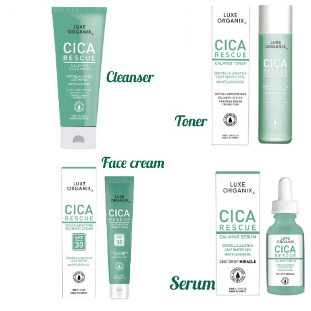 luxe organix cica toner