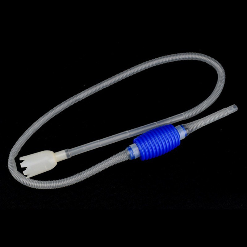 Aquarium Siphon Water Suction Pump Pipe Aspirator Fish Tank Cleaner