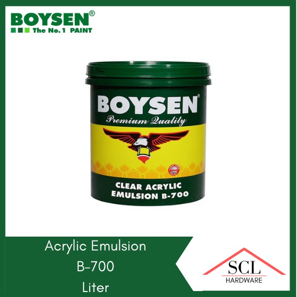 BOYSEN Acrylic Emulsion Clear Gloss B-700 Liter | Shopee Philippines