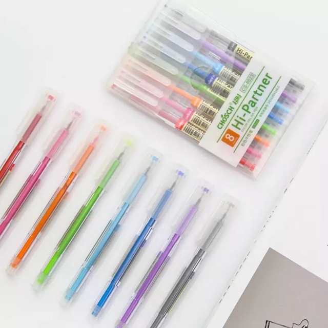 color gel ink pen