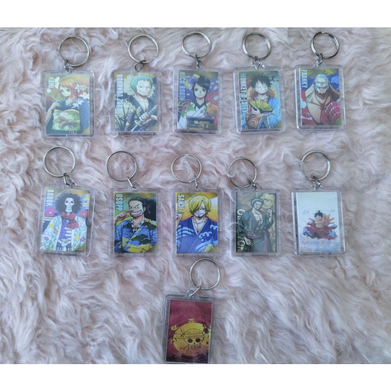 Acrylic Anime Key Chains One Piece Shopee Philippines