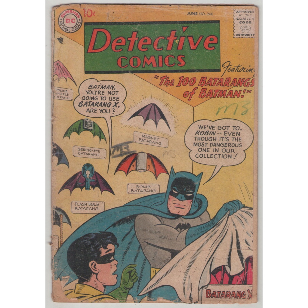 Detective Comics 244, 246, 251, 255 (1957-58) intro Diane Meade. Batman