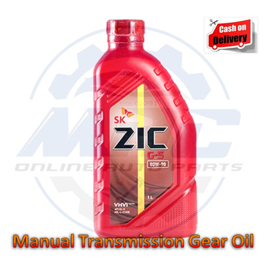 Zic G-5 80w-90 Gear oil 1 Liter | Shopee Philippines