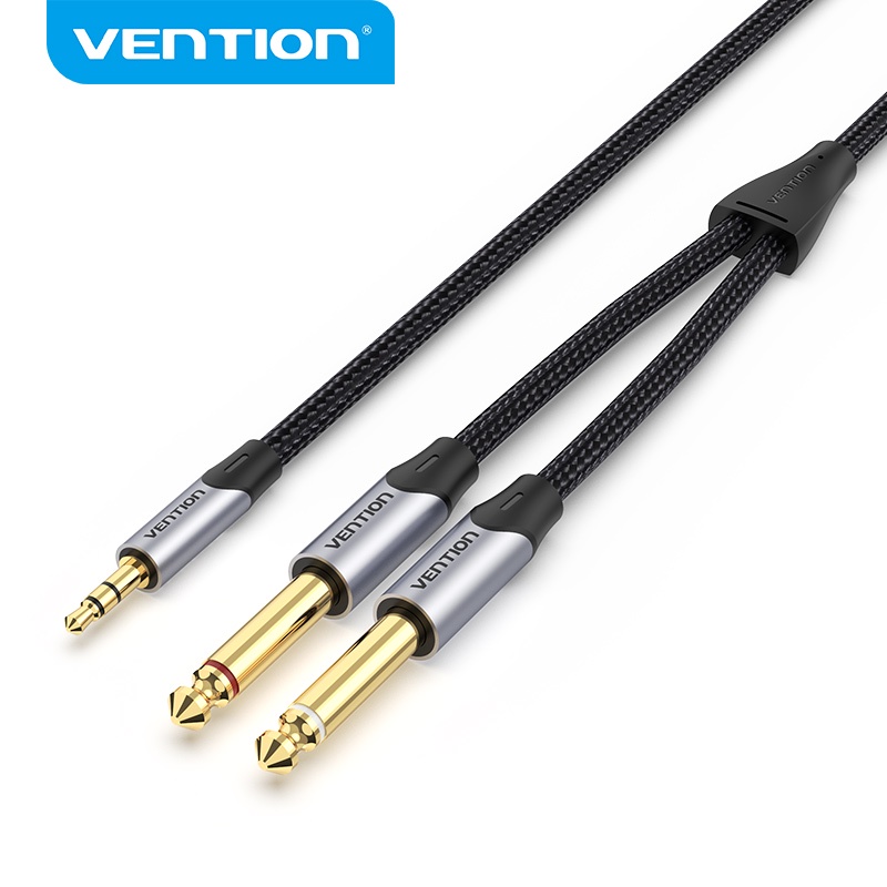 Vention Audio Cable TRS 3.5mm Male/TS 6.5mm Male Connect Phone PC ...