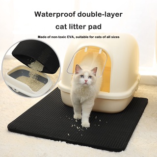 【Philippine cod】 Cat Litter  Mat EVA Double Layer pet cat litter pad Bottom Non-slip Litter Box M #2