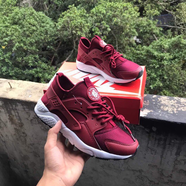 all maroon huaraches