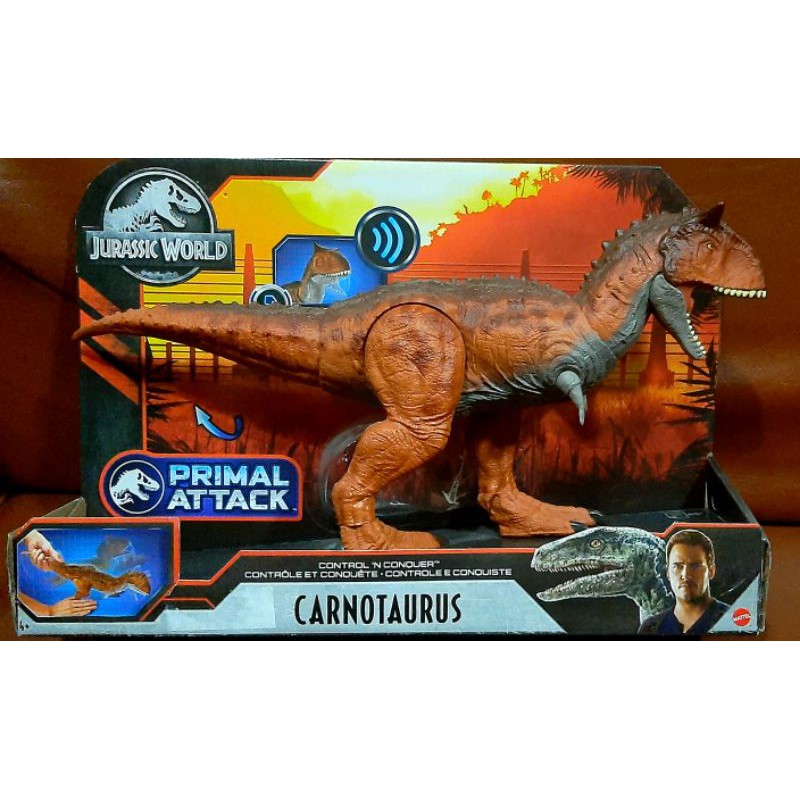 Jurassic World Primal Attack Carnotaurus Control and conquer Roaring ...