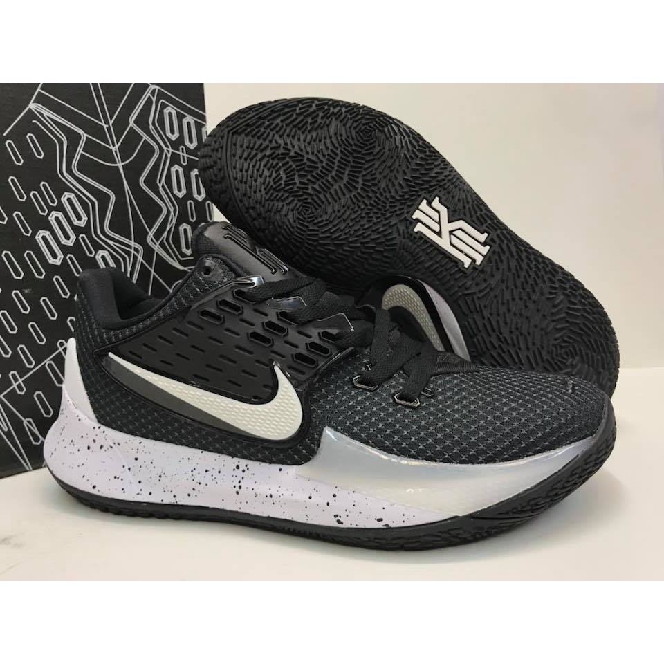 kyrie irving shoes black and white