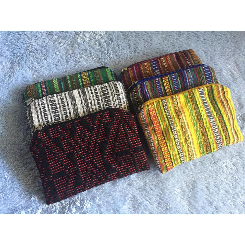 woven coin purse