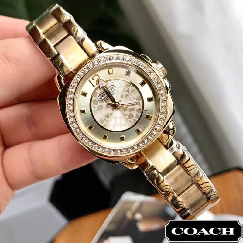 COACH Watches For Women Men Original Pawnable 1941 Waterproof Stainless  Gold Authentic Ladies Watch | Shopee Philippines