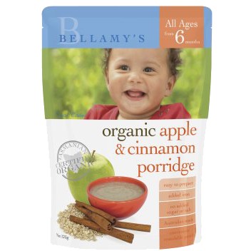 bellamy's organic porridge