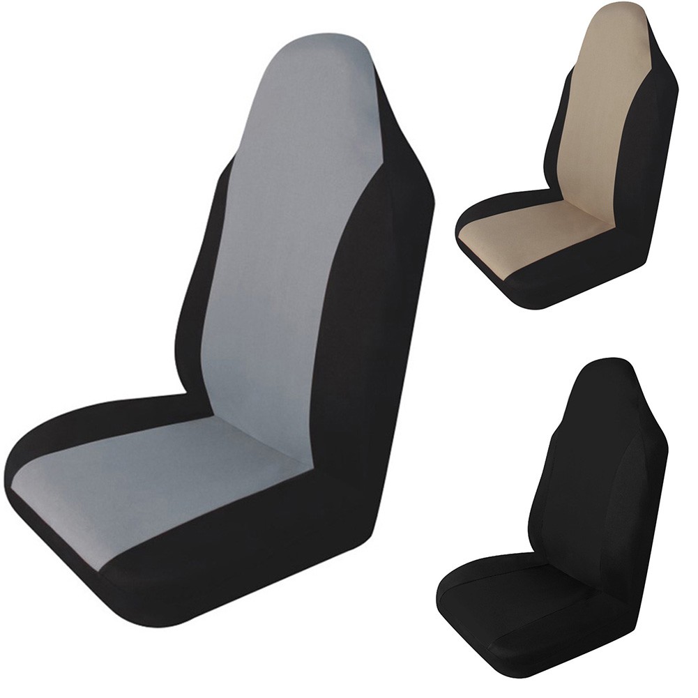 Black Heavy Duty Front Seat Cover Universal Car Van Waterproof