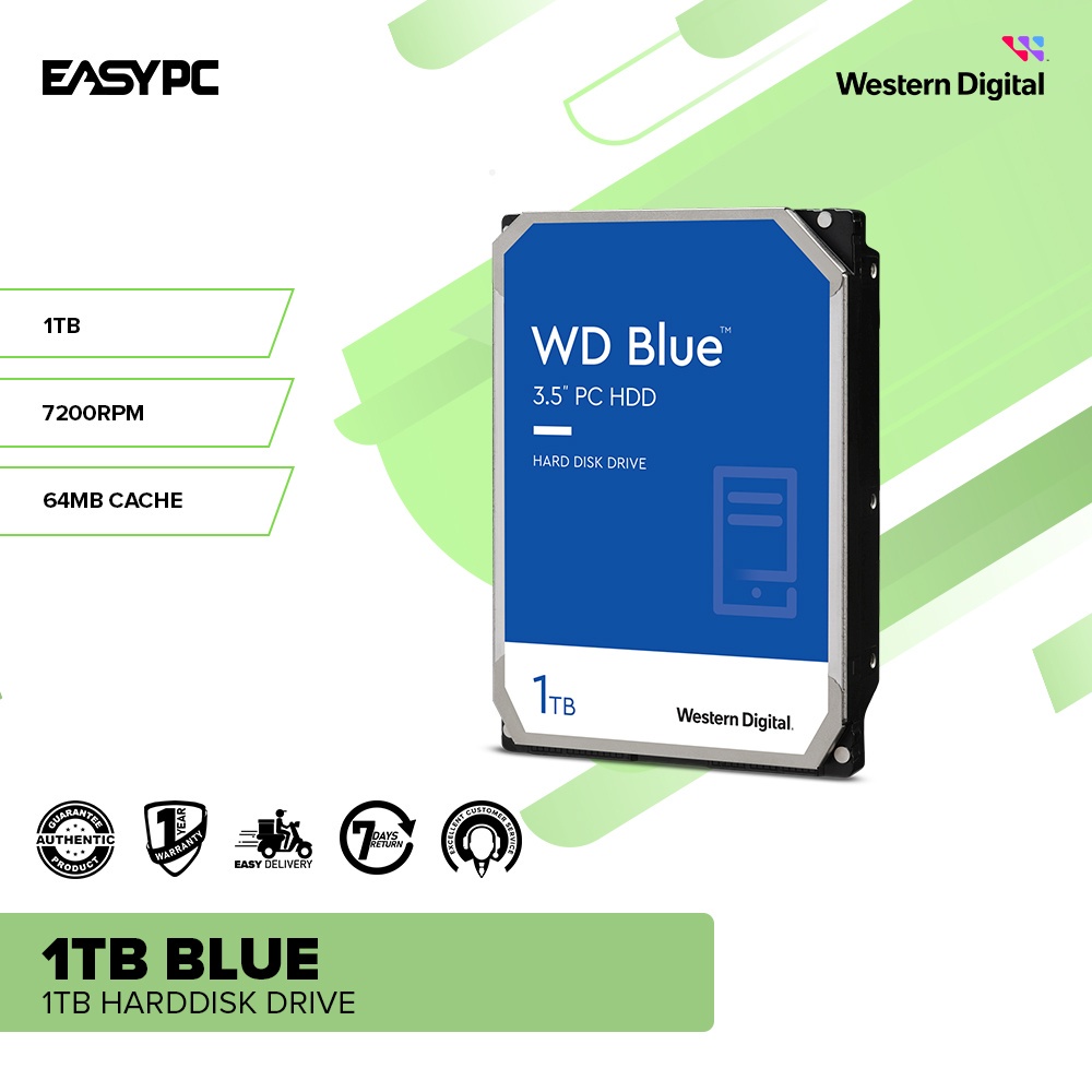 Western Digital Caviar Hard Drive 1tb Sata Blue, WD Caviar Hard drive 1TB 7200 RPM 16MB Cache