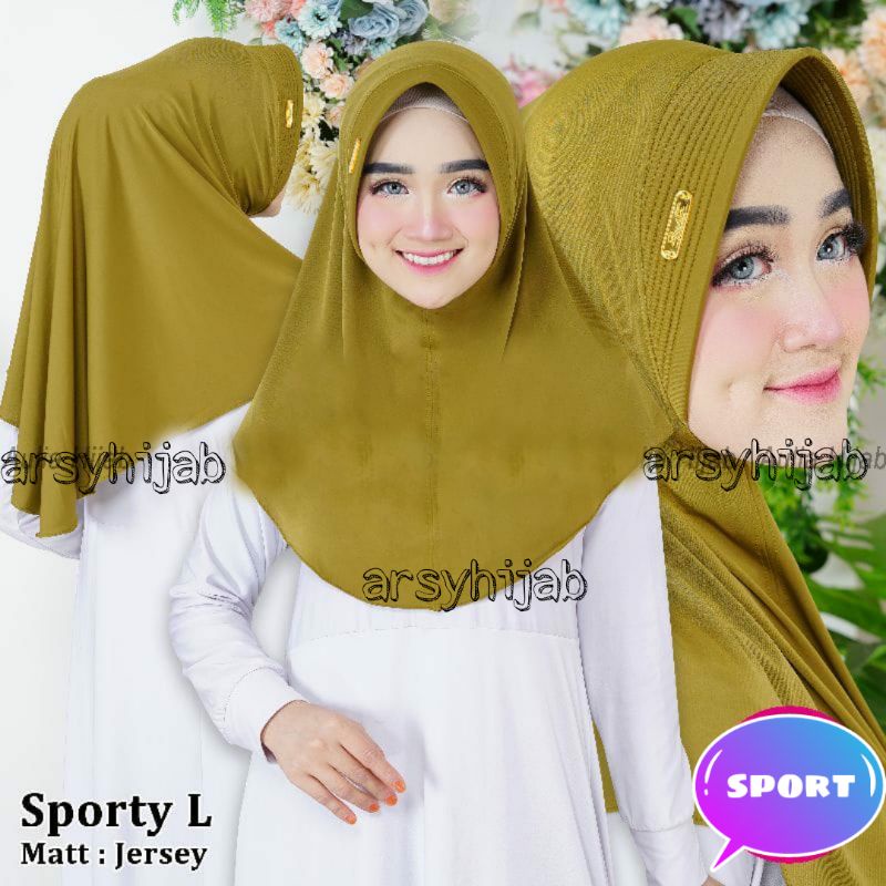 Hijab sport premium/hijab sport jersey Shopee Philippines