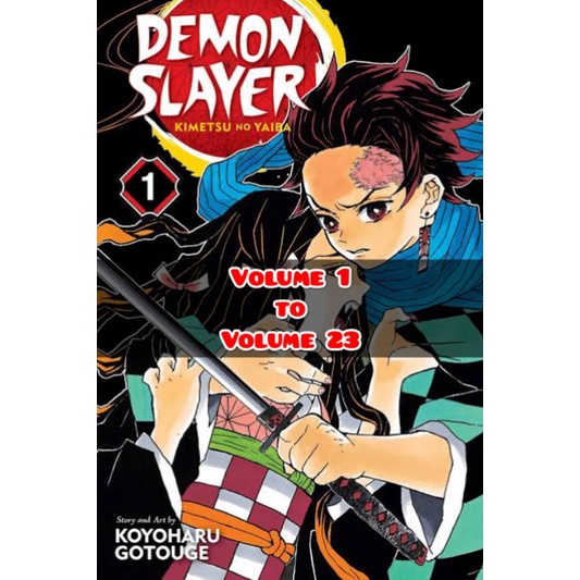 Demon Slayer Manga Volume 1 23 On Hand 1 15 19 22 23 Shopee Philippines