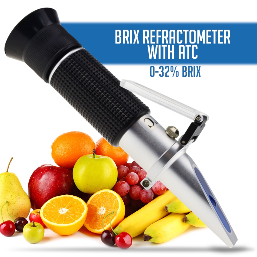 032 Brix Refractometer ATC HighConcentrated Sugar Solution Content