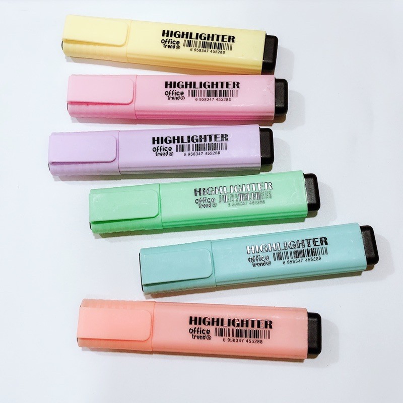 School Office Supply Highlighter Pen/Text Marker 6 Colors | Shopee  Philippines