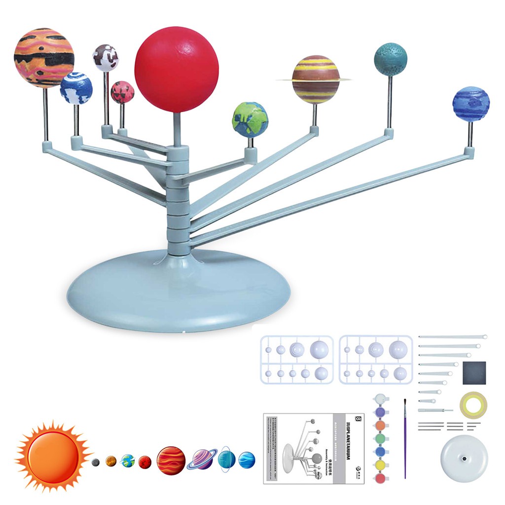 Solar System Model DIY Toys Nine Model Kit Early