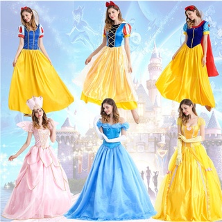 Halloween Fairy Tale Snow White Dress Cinderella Adult Godmother role play