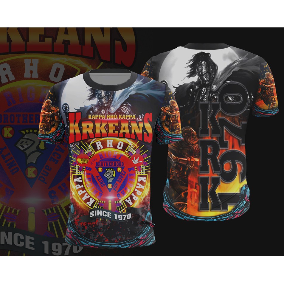 KAPPA RHO KAPPA KRK KNIGHTS FULL SUBLIMATION SHIRT Breathable #6