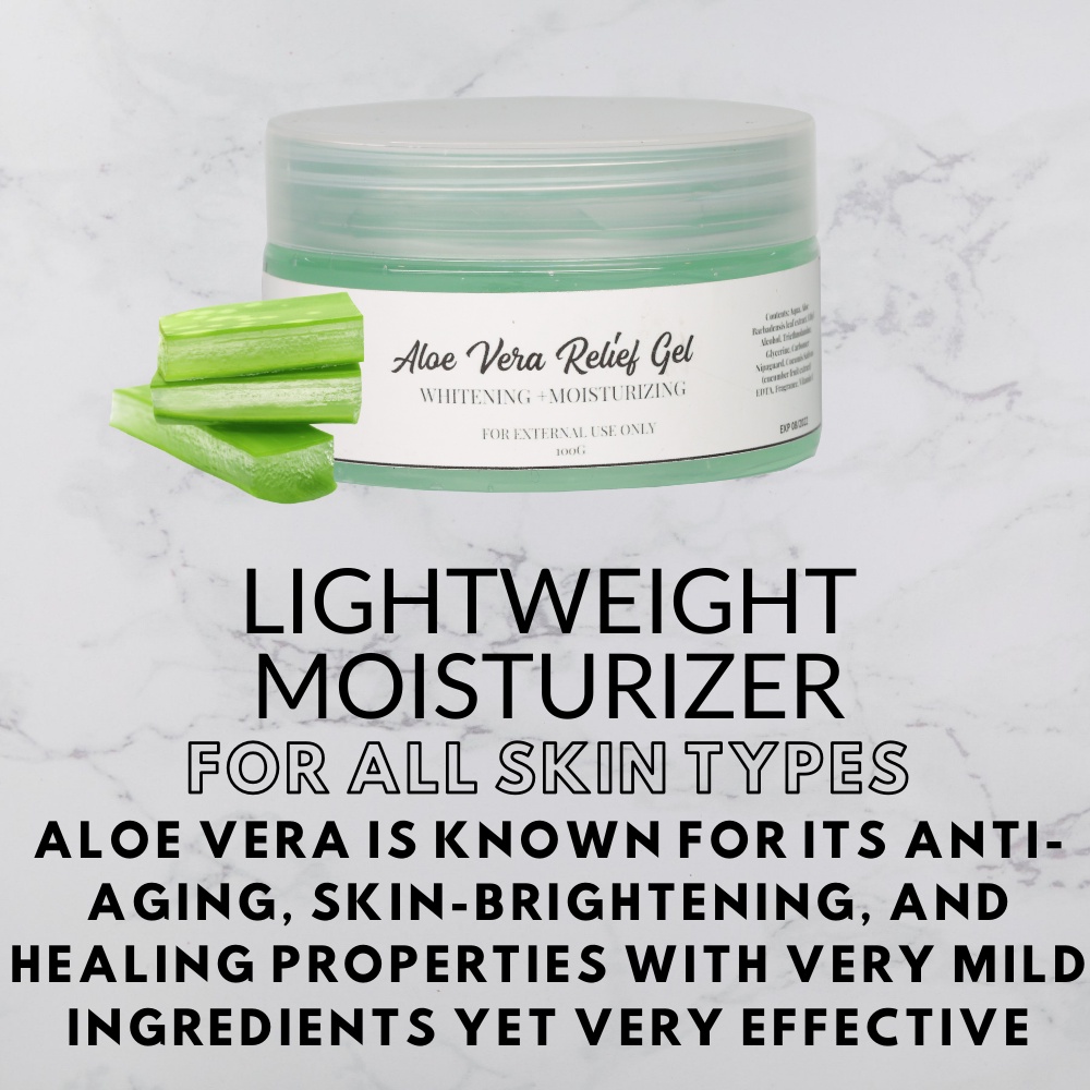 [ ALOE VERA WHITENING GEL ] SkinGenerics Aloe Vera Gel Skin Care Whitening Moisturizer Scar Remover