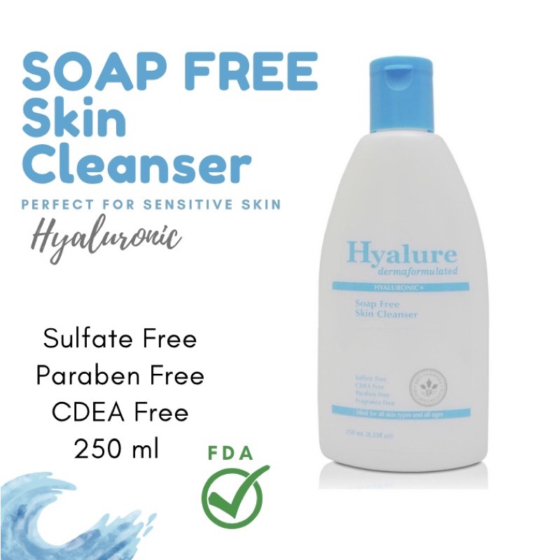 Hyalure Soap Free Skin Face Cleanser Facial Wash Shopee Philippines