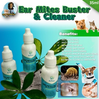 Ear Mites Buster / Ear Cleaner / Ear Disinfectant by Dr. Paws