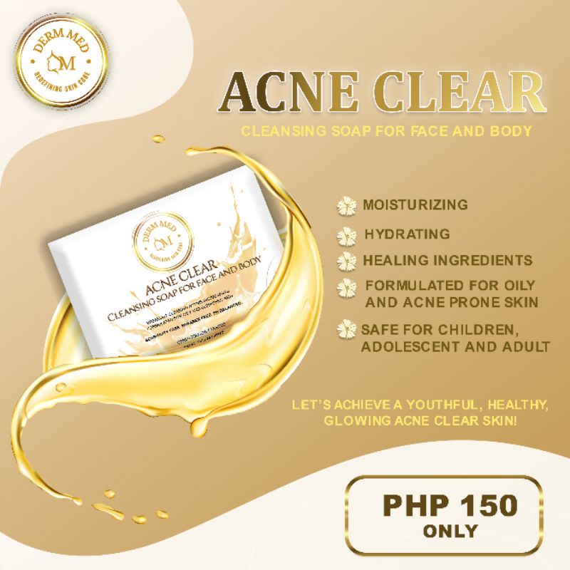 DERM MED ACNE CLEAR SOAP | Shopee Philippines