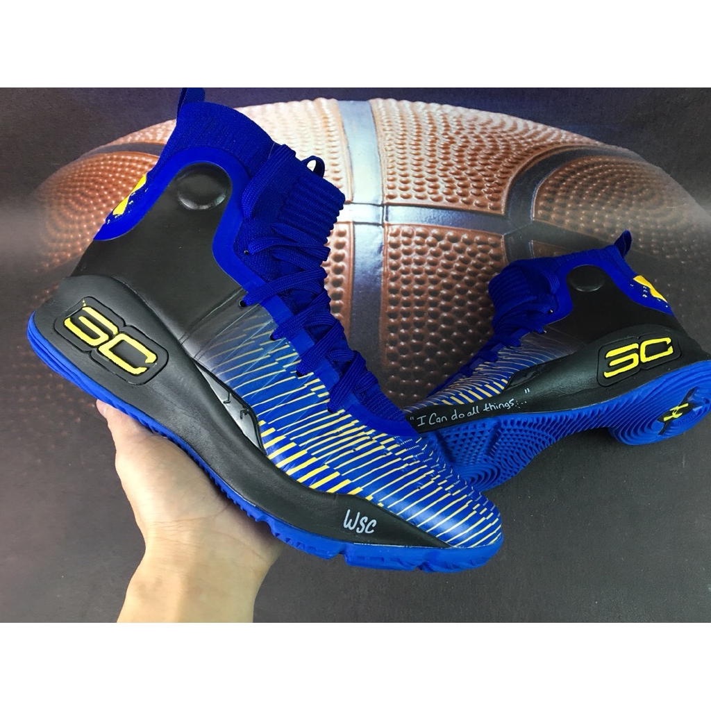 stephen curry blue shoes