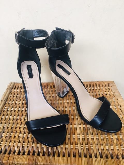 lucite 3 inch heels