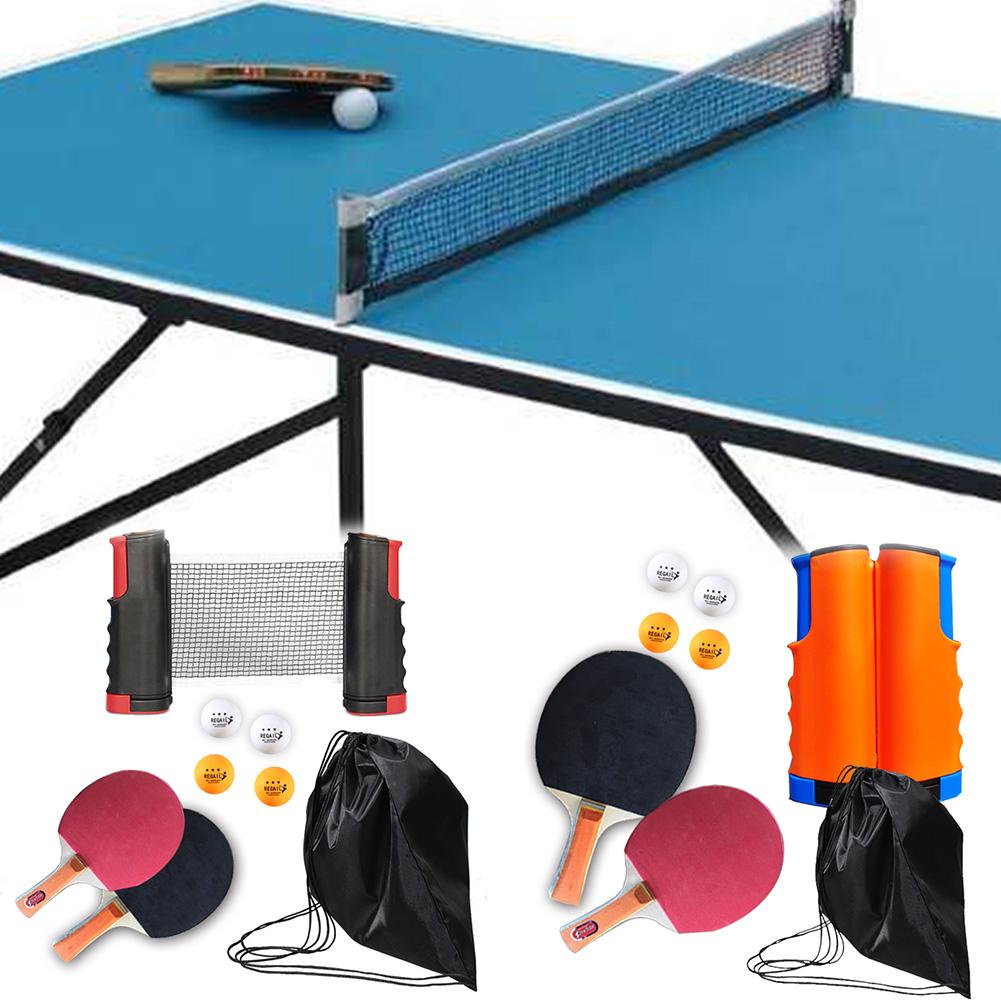 æ—  Retractable Portable Table Tennis Net and Post Set,Ping Pong Nets,Indoor Outdoor Game Replacement Accessories,Adjustable Length,Play Ping Pong Anywhere 