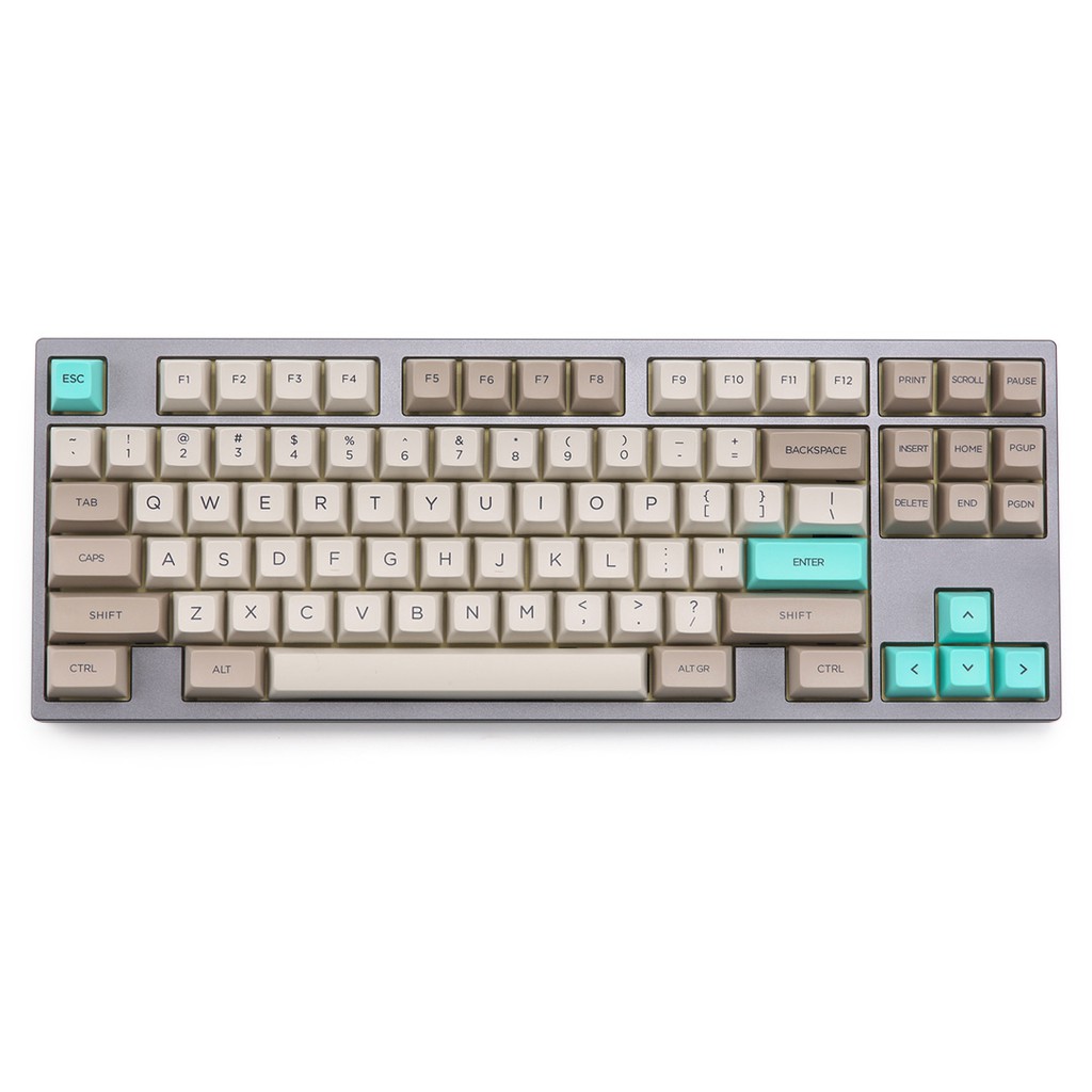 SA Profile Retro Beige Keycaps Personalized PBT keycap Large Full