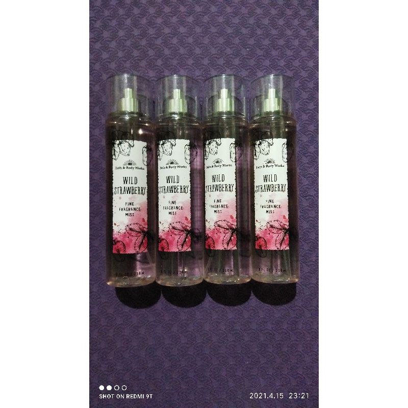 Authentic Bath&Body Mist Wild Strawberry Shopee Philippines