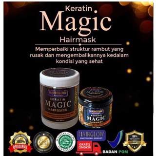 Hairglow KERATIN MAGIC HAIRMASK / Medicine For Dry Damaged And ...