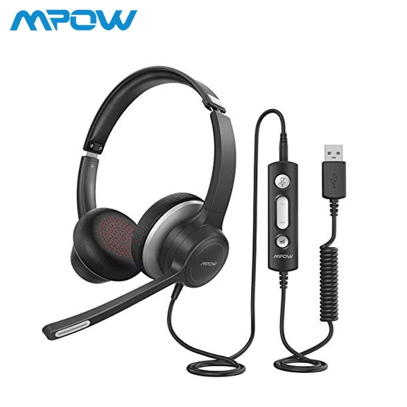 computer microphone with headset