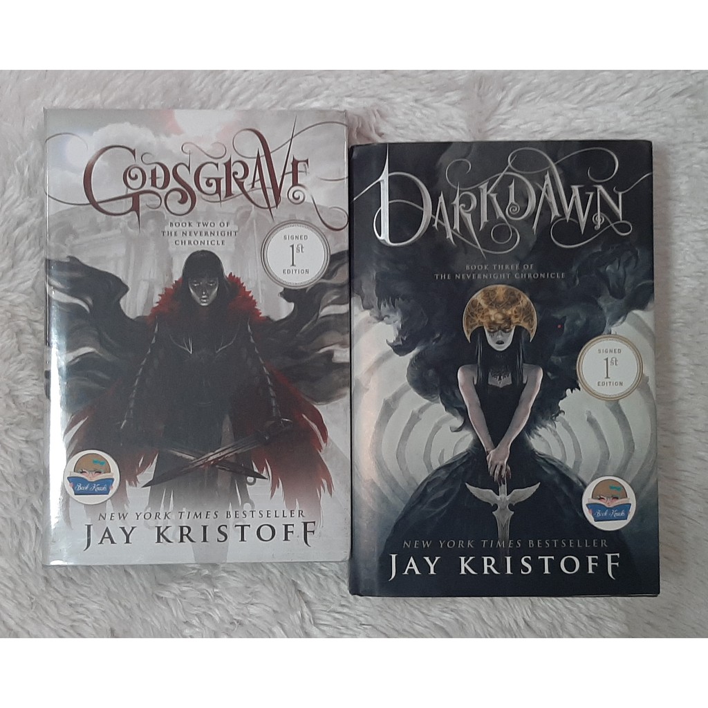 The Nevernight Chronicles Godsgrave Darkdawn By Jay Kristoff Signed 1st Edition Copies 6906