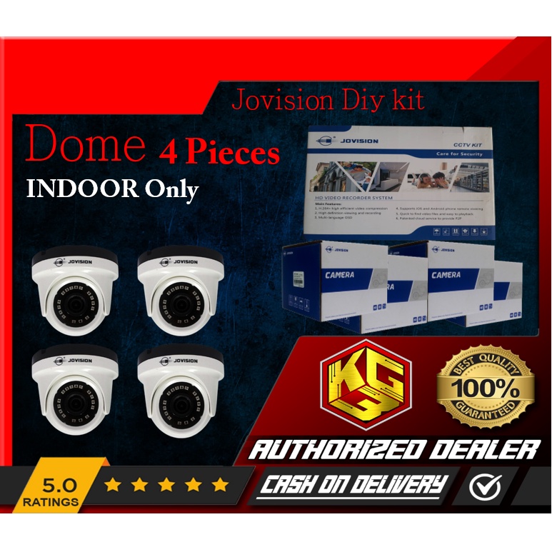 CCTV DIY KIT 2MP FHD Security camera IP camera Jovision Shopee