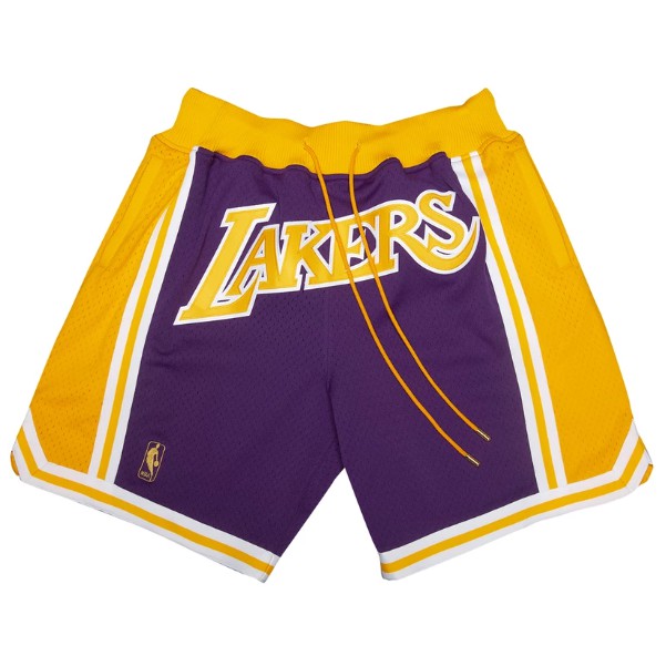 lakers jersey shorts