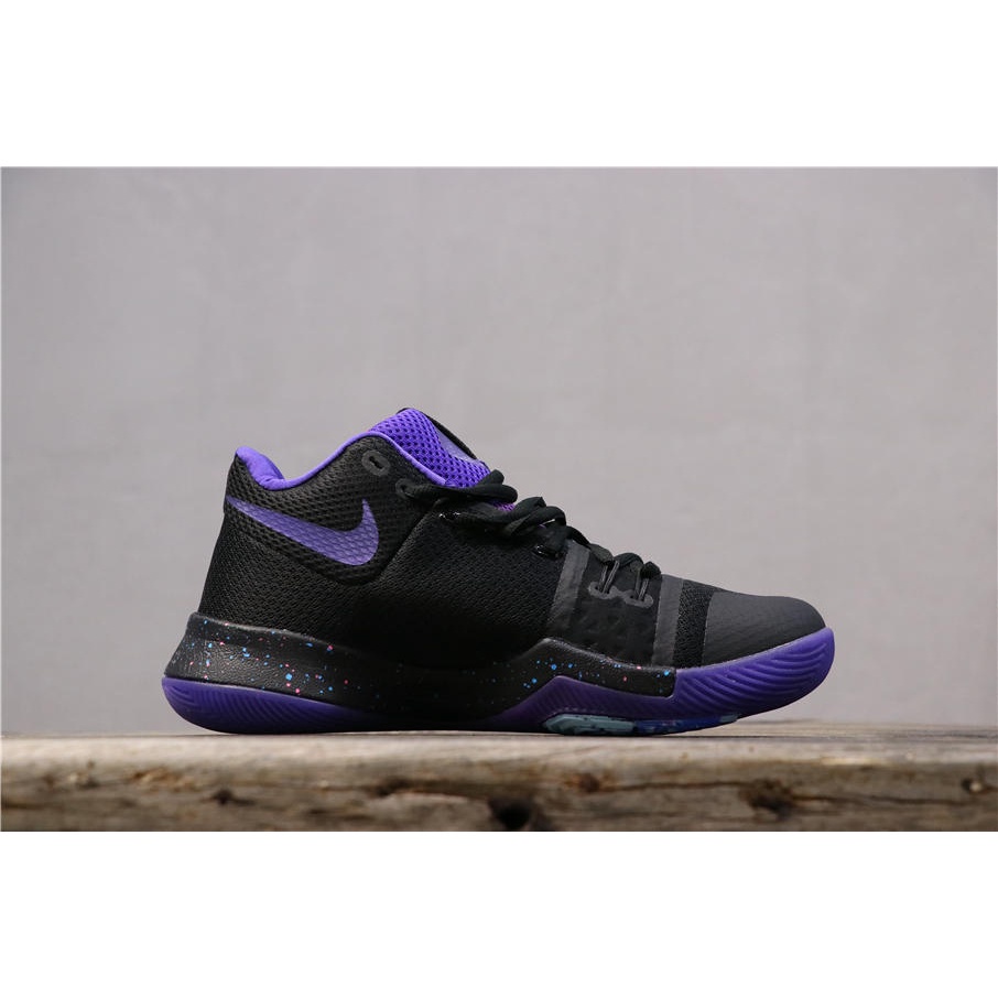 kyrie 3 purple and black