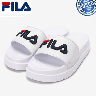 pink fila flip flops