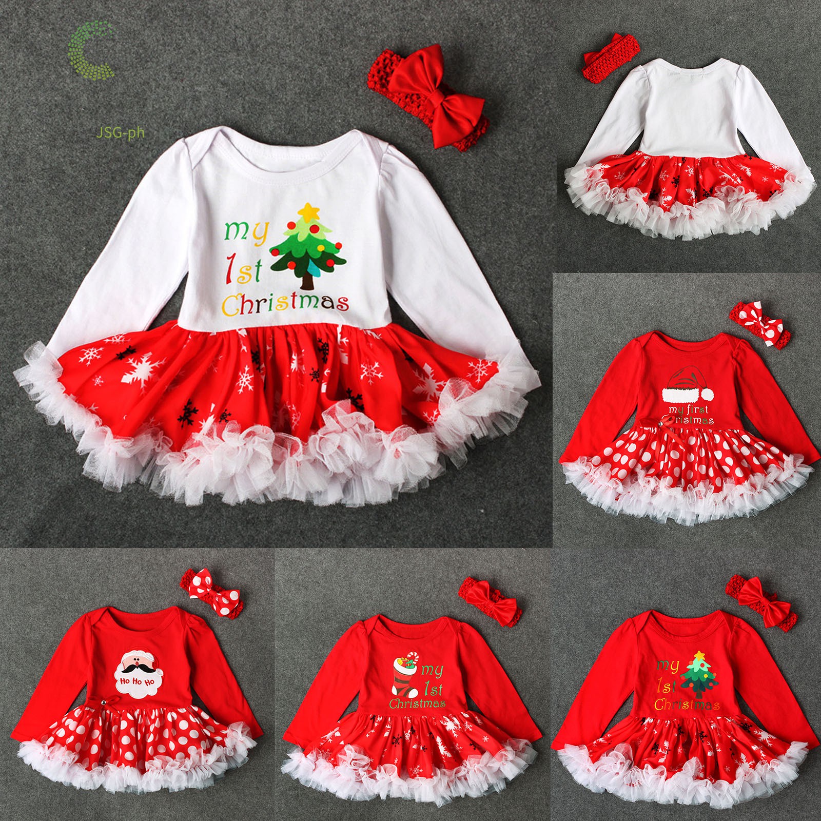 newborn baby girl christmas dress