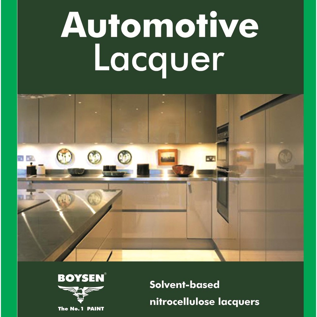 Boysen Lacquer Paints Gallon 4L Automotive White Primer Surfacer Spot Putty Gloss Enamel Flo