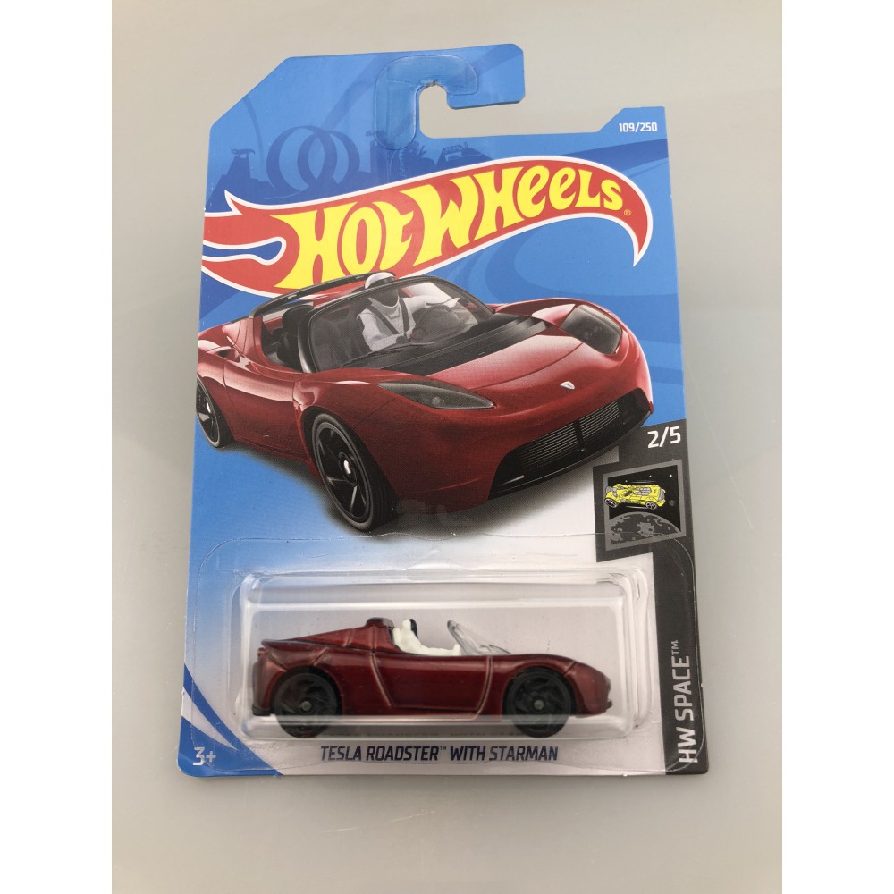 hot wheels tesla with starman