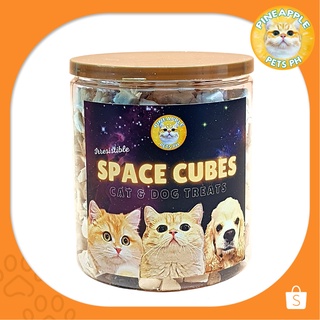 Space Cubes freeze dried Cat treats and Dog Treats by Pineapple Pets 150g