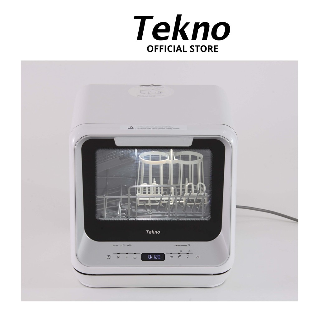 Tekno Countertop Dishwasher Tdw-1000g (baby Care Steam Function) Free 