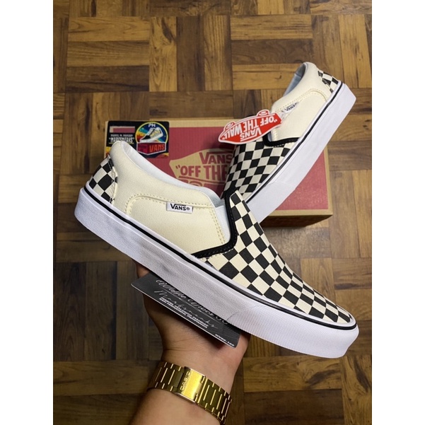 vans checkered asher