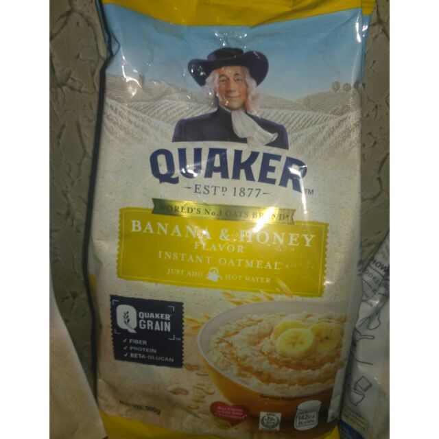 Quaker Oats Banana & Honey Flavor 500g | Shopee Philippines