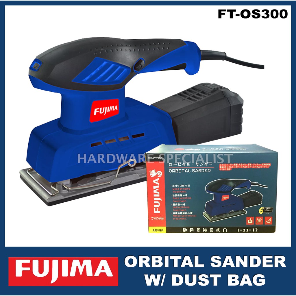 Orbital Sander 250W FTOS300 with Dustbox Fujima Or Hoyoma Finish